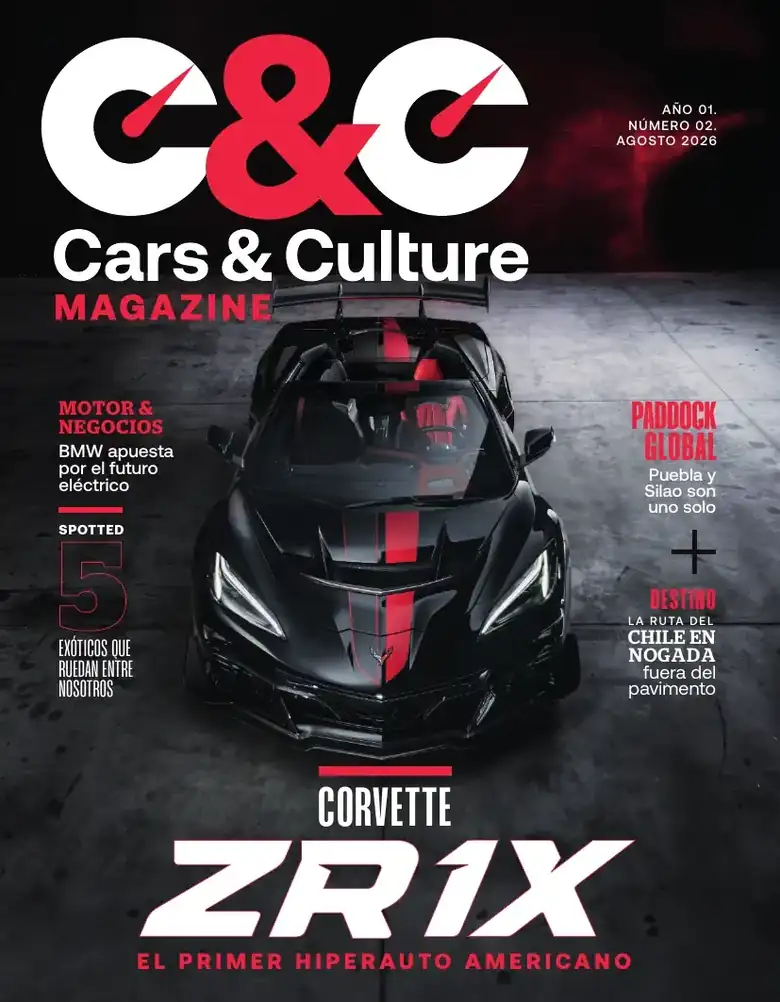 Portada de Cars & Culture Magazine, agosto 2026